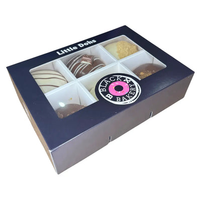 Party Box 24 Little dohs Black Box Donuts
