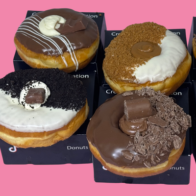 The Legends Donut Box - 12 Donuts Black Box Donuts