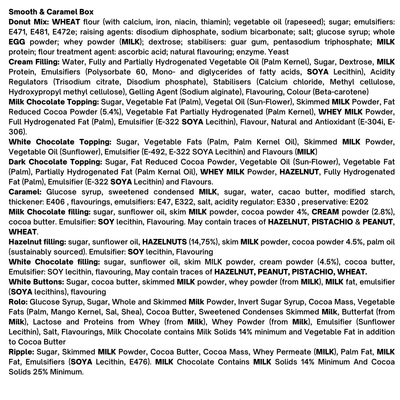 The Smooth & Caramel Box - 6 Donuts Black Box Donuts