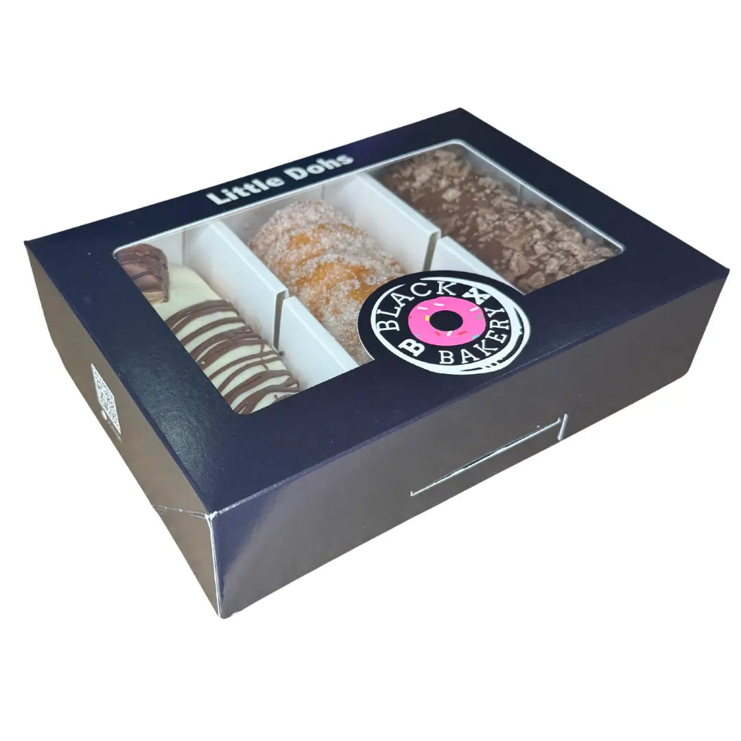 6 Donnollis - Flavour Pack 4 - Sugar, Cream & Jam Black Box Donuts