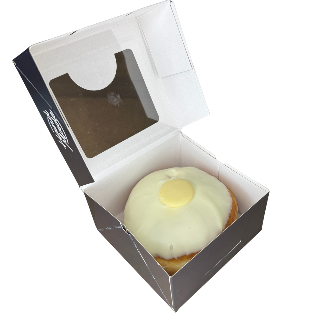 Premium Donut - White Choc Button