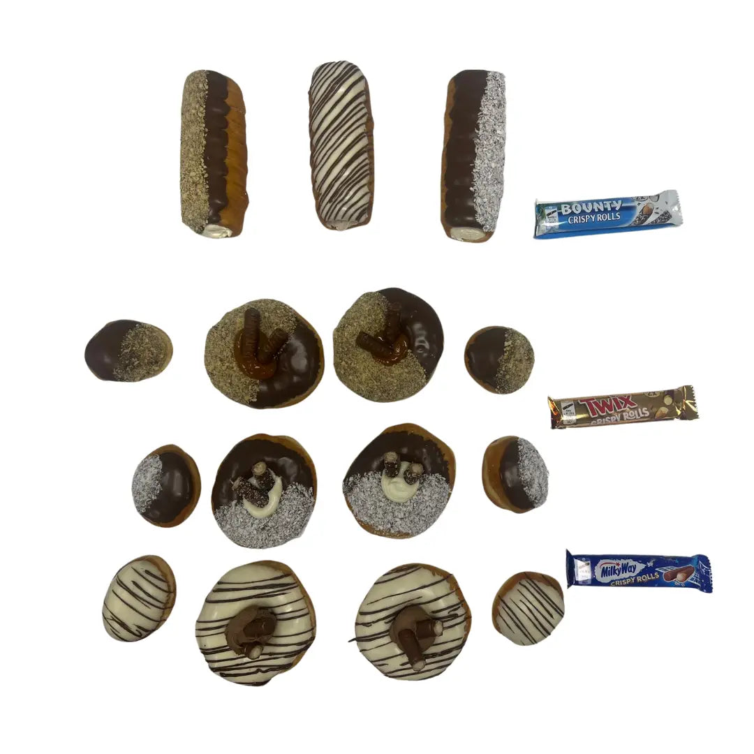 The Ultimate Crispy Roll Donut Box Black Box Donuts