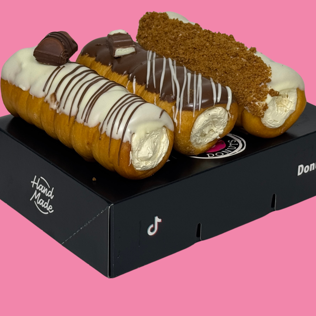 The Ultimate Kinder & Biscoff Box - Donnollis, Donuts and Donut Bars Black Box Donuts