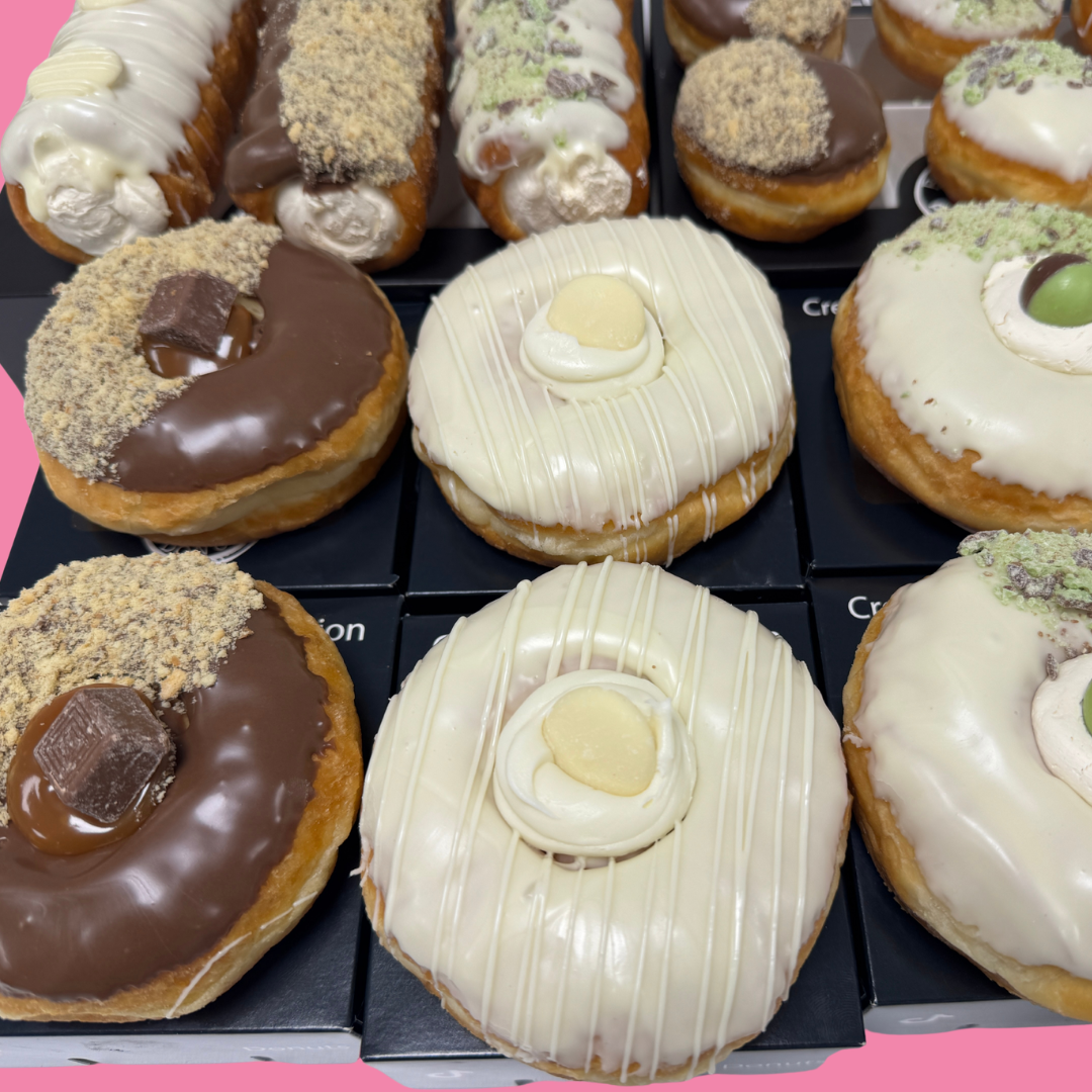 The Mint Meltdown Box - Donnollis, Donuts and Little Dohs Black Box Donuts