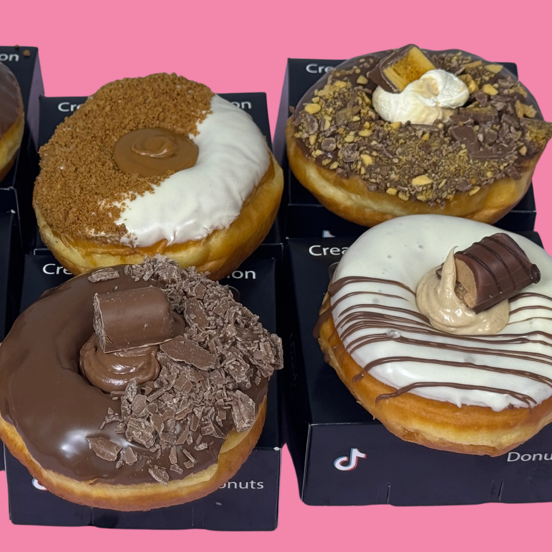 The Legends Donut Box - 12 Donuts Black Box Donuts
