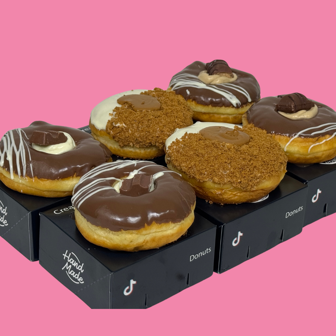 The Ultimate Kinder & Biscoff Box - Donnollis, Donuts and Donut Bars Black Box Donuts