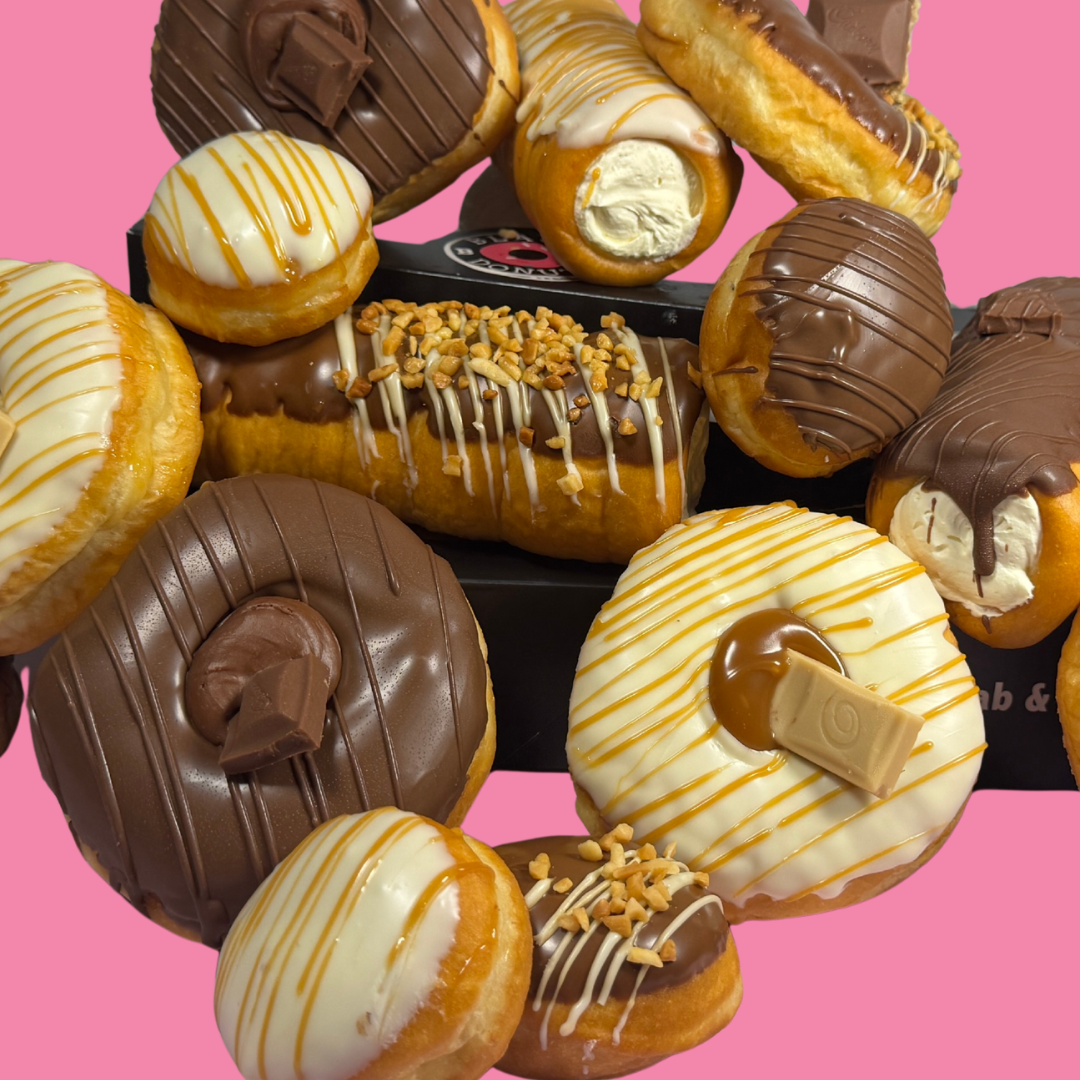 The Cadbury Legends Box - Donnollis, Donuts and Little Dohs Black Box Donuts