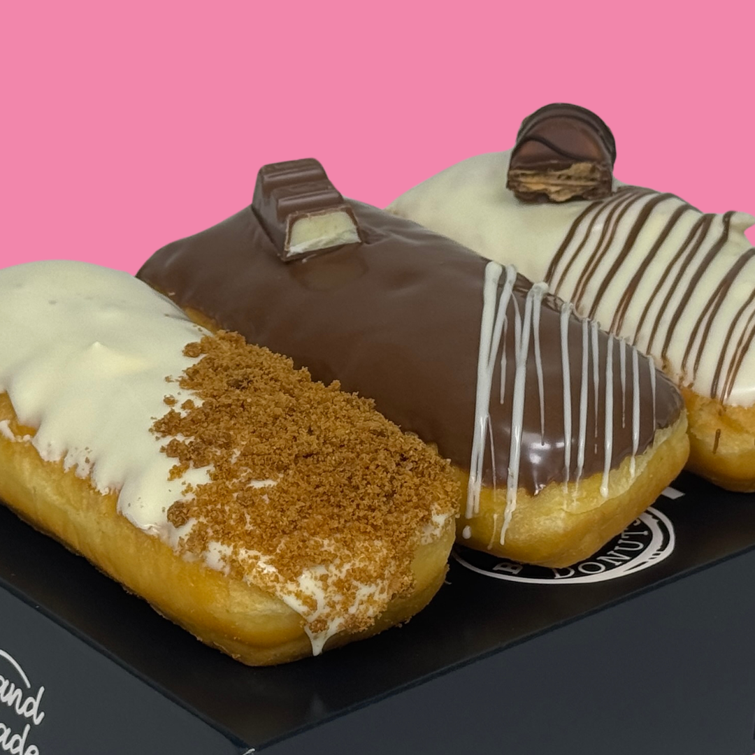 The Ultimate Kinder & Biscoff Box - Donnollis, Donuts and Donut Bars Black Box Donuts