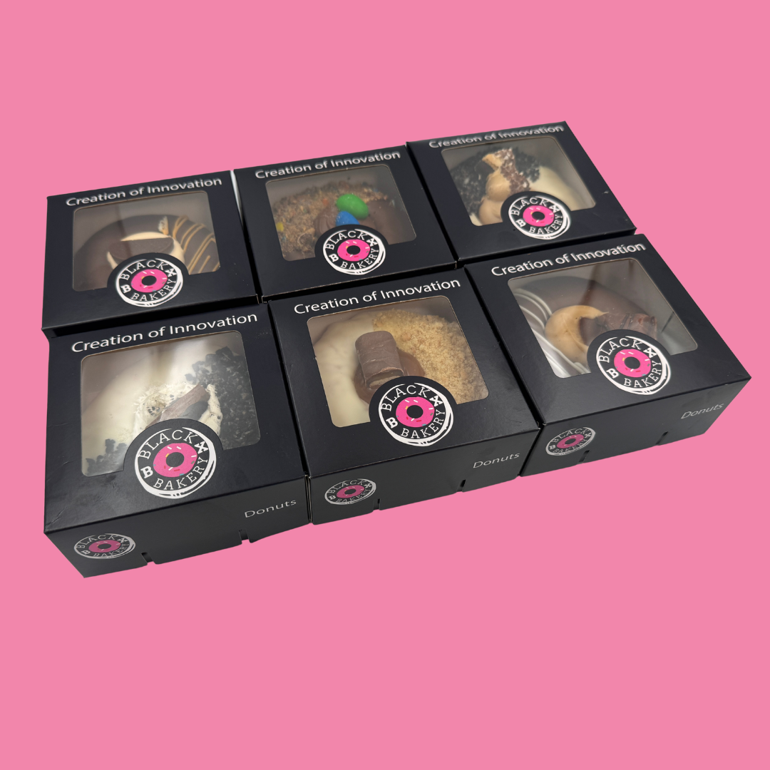 Ultimate Chocolate Mix Box - 6 Donuts Black Box Donuts