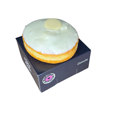 Premium Donut - White Choc Button