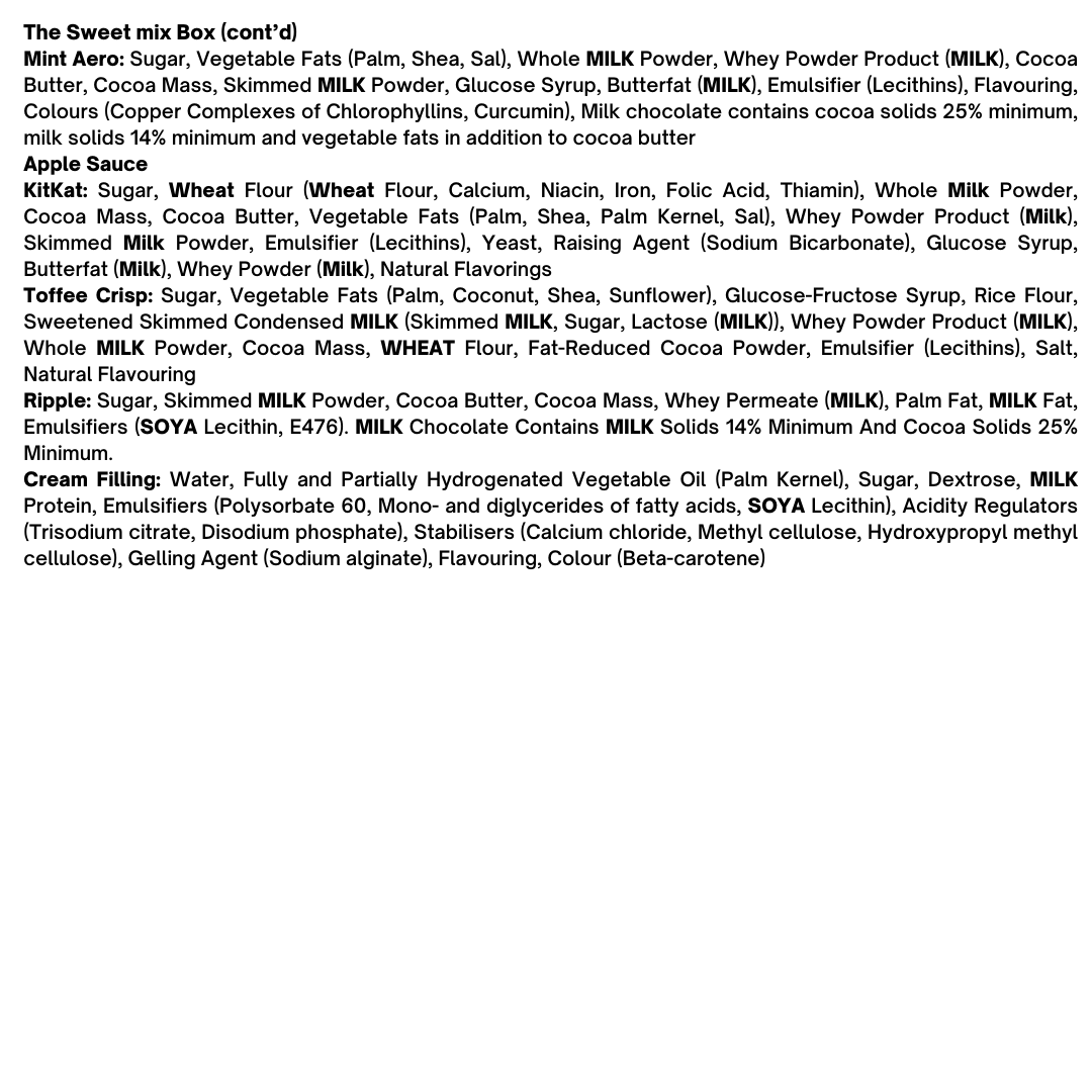 The Sweet Mix Box - 6 Donuts Black Box Donuts