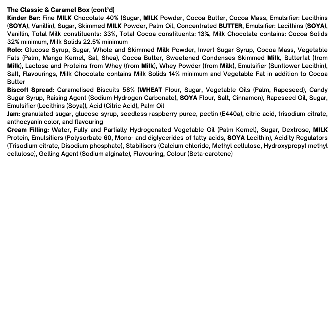 The Classic & Caramel Box - 6 Donuts Black Box Donuts