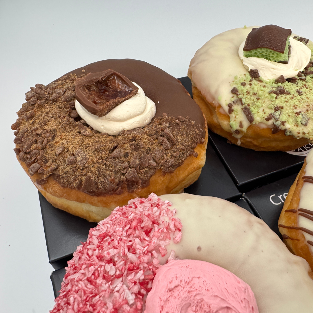 The Ultimate Crunch & Cream Box - 6 Donuts Black Box Donuts