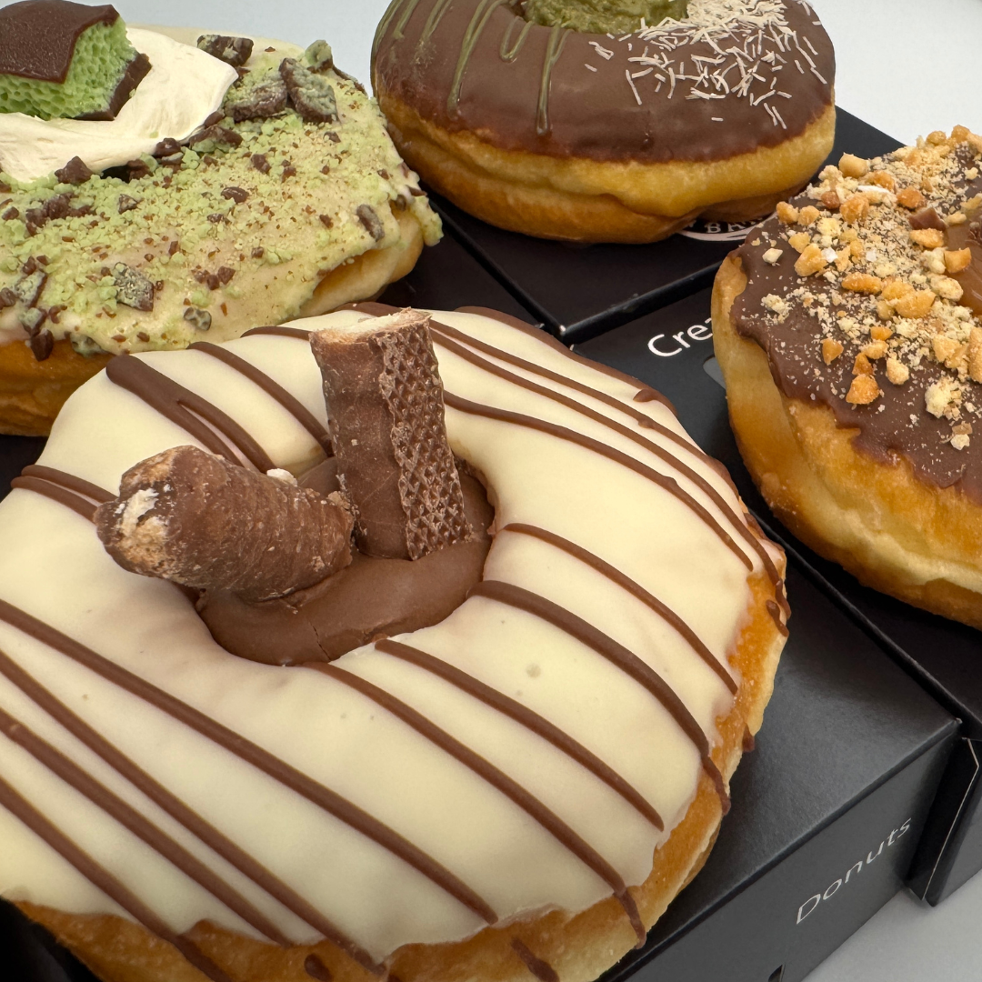 The Ultimate Crunch & Cream Box - 6 Donuts Black Box Donuts