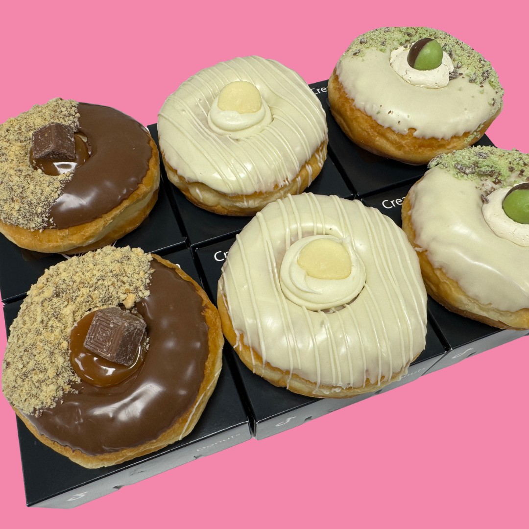The Mint Meltdown Box - Donnollis, Donuts and Little Dohs Black Box Donuts