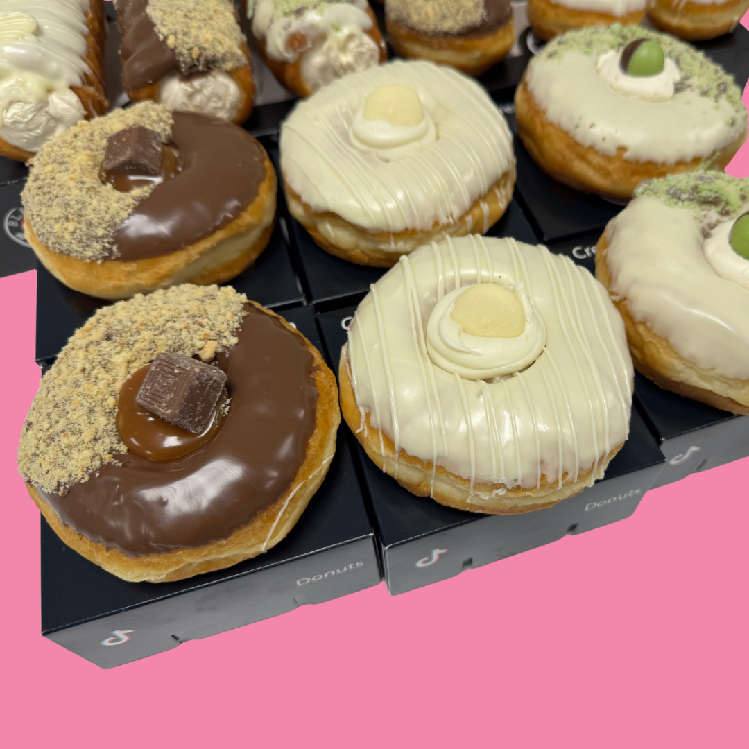 The Mint Meltdown Box - Donnollis, Donuts and Little Dohs Black Box Donuts