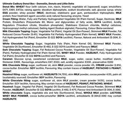 The Ultimate Cadbury Donut Box - Donnollis, Donuts and Little Dohs Black Box Donuts