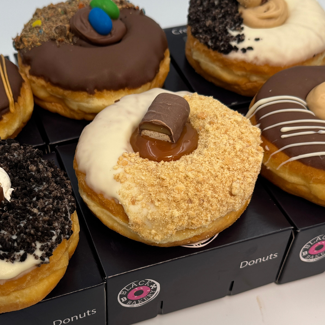 Ultimate Chocolate Mix Box - 6 Donuts Black Box Donuts