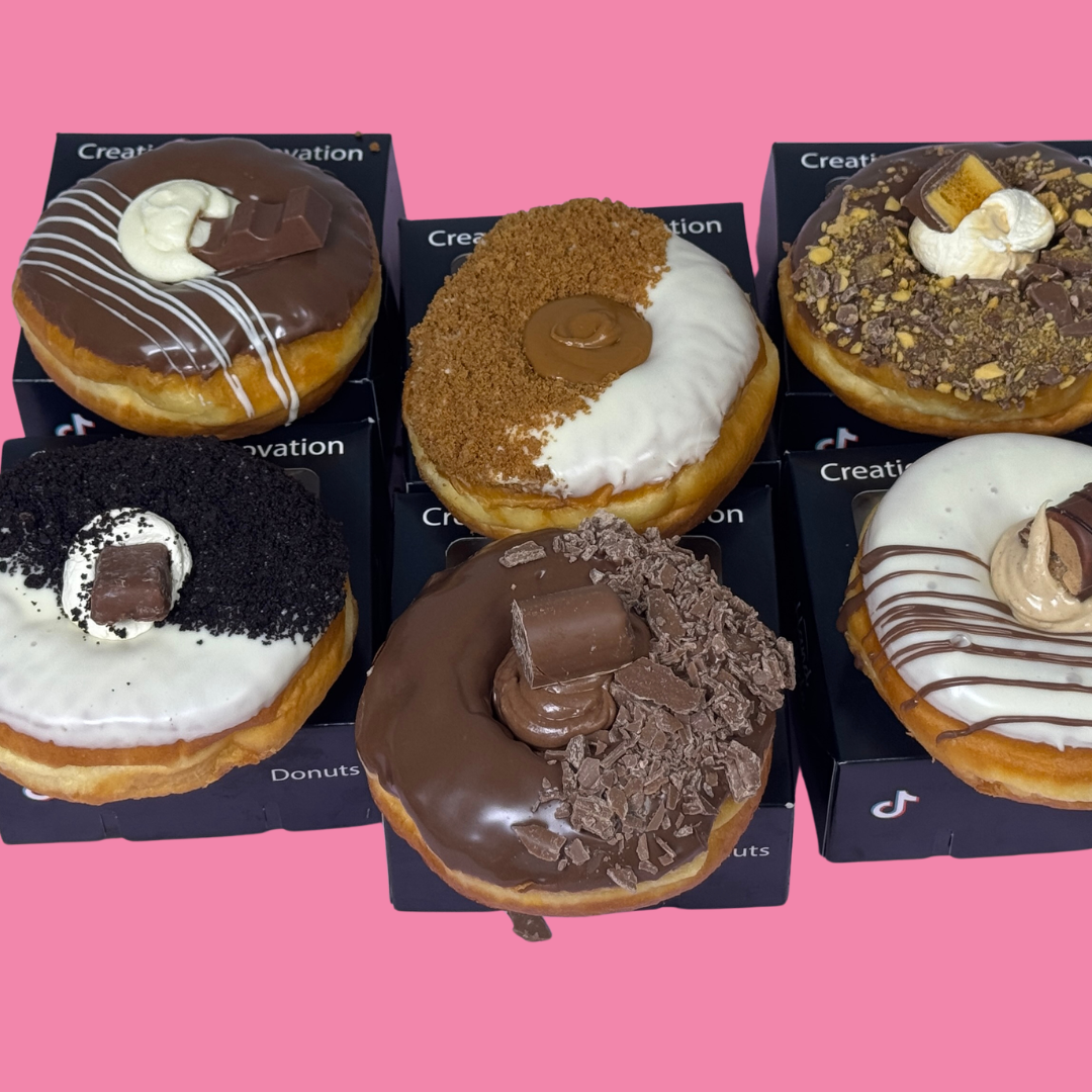 The Legends Donut Box - 12 Donuts Black Box Donuts