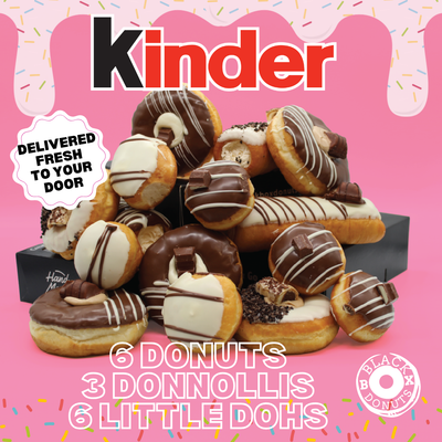 The Ultimate Kinder Box - Donnollis, Donuts and Little Dohs Black Box Donuts