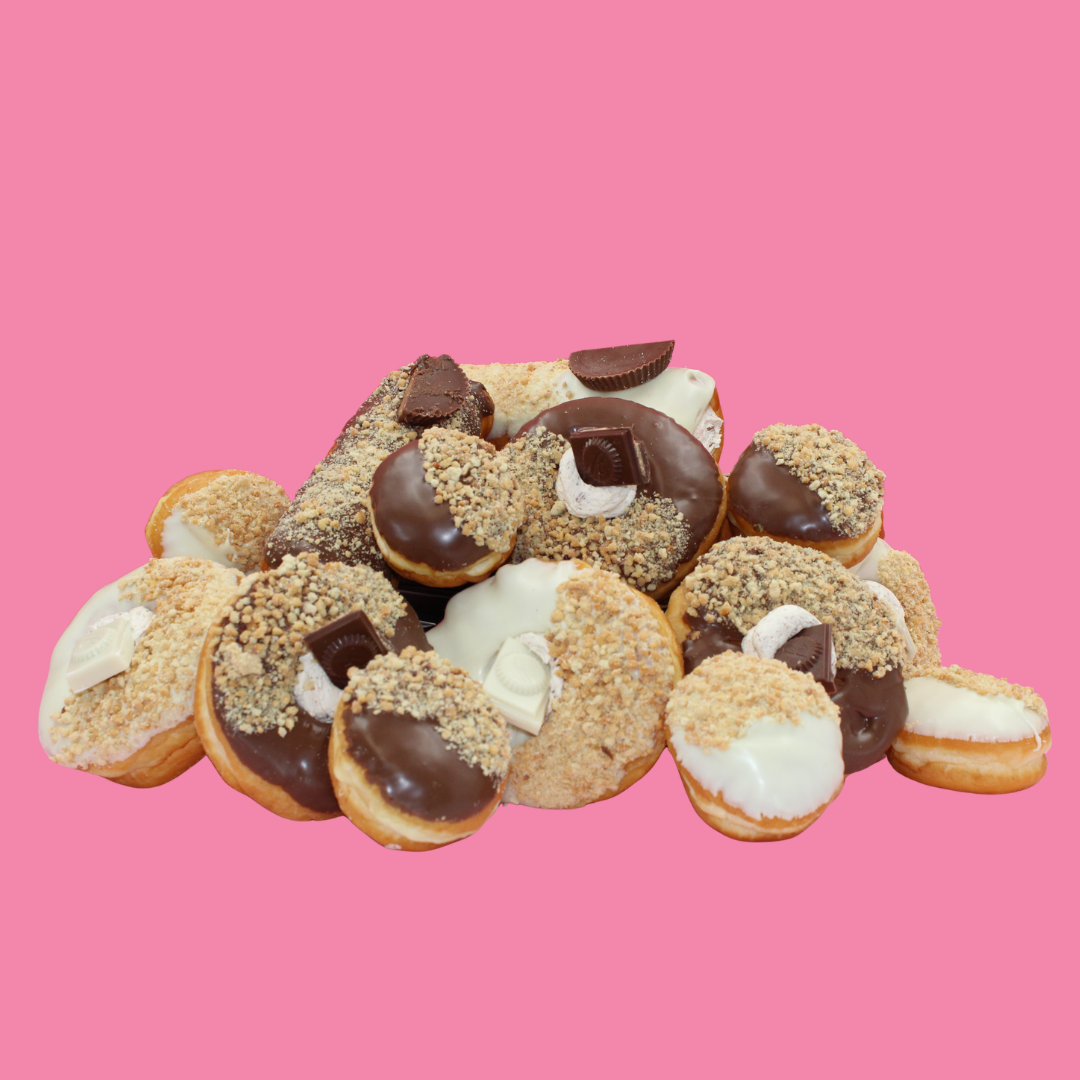 Ultimate Reese's Box - Donnollis, Donuts and Little Dohs Black Box Donuts