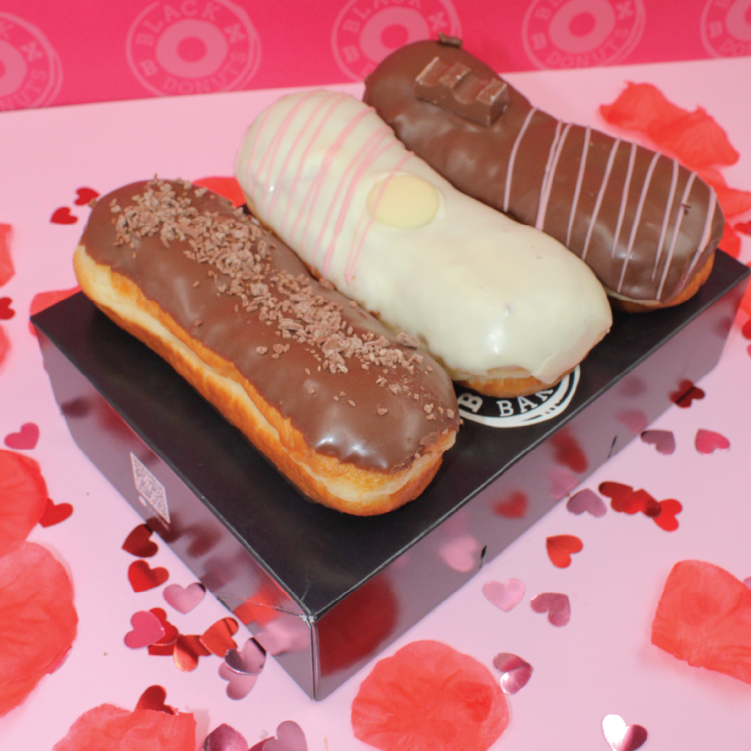 The Ultimate Love Box perfect for Valentines Day Black Box Donuts