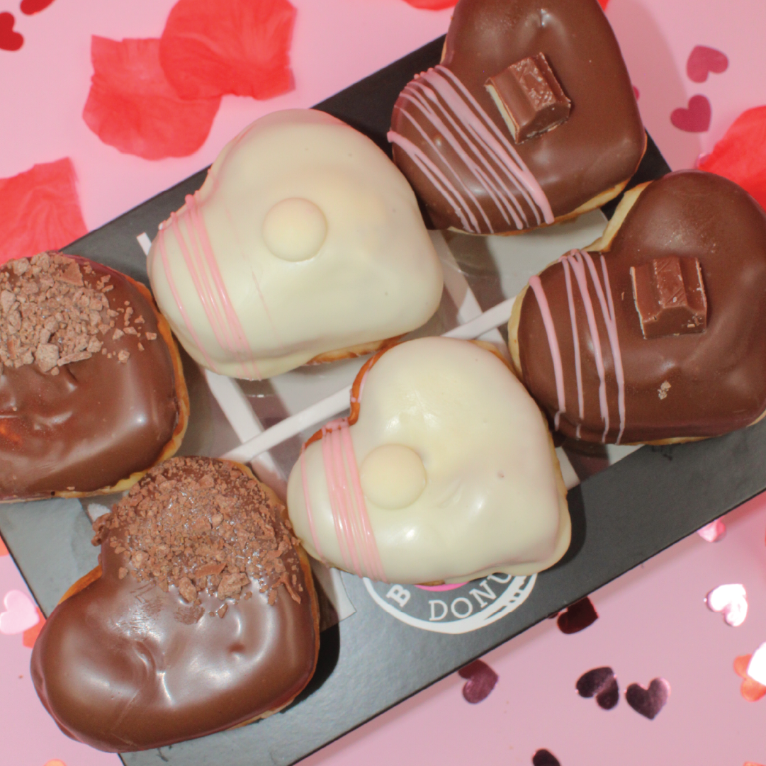The Ultimate Love Box perfect for Valentines Day Black Box Donuts