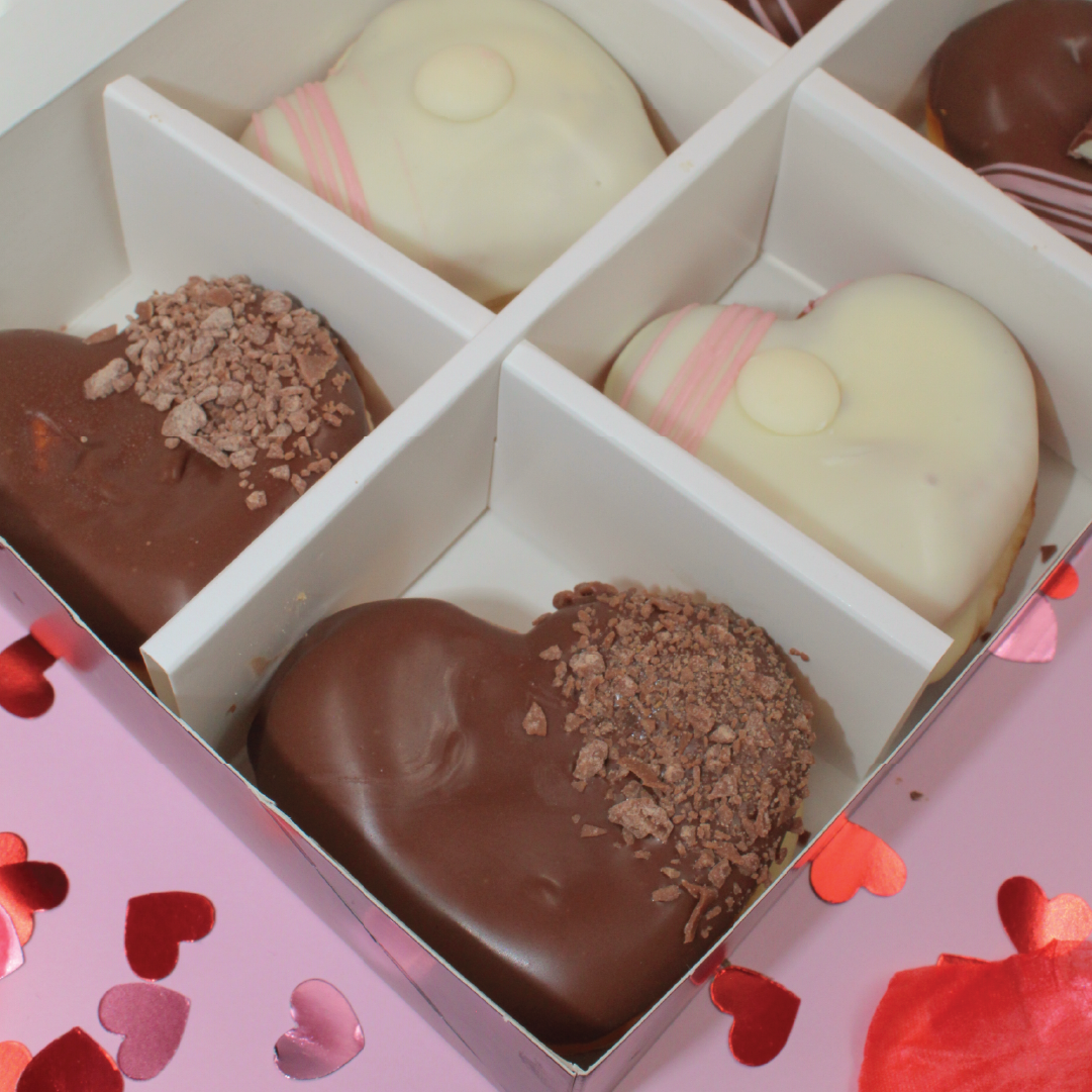 The Ultimate Love Box perfect for Valentines Day Black Box Donuts