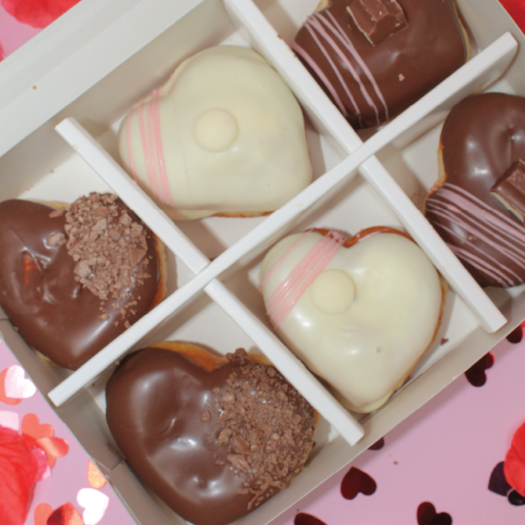 The Ultimate Love Box perfect for Valentines Day Black Box Donuts