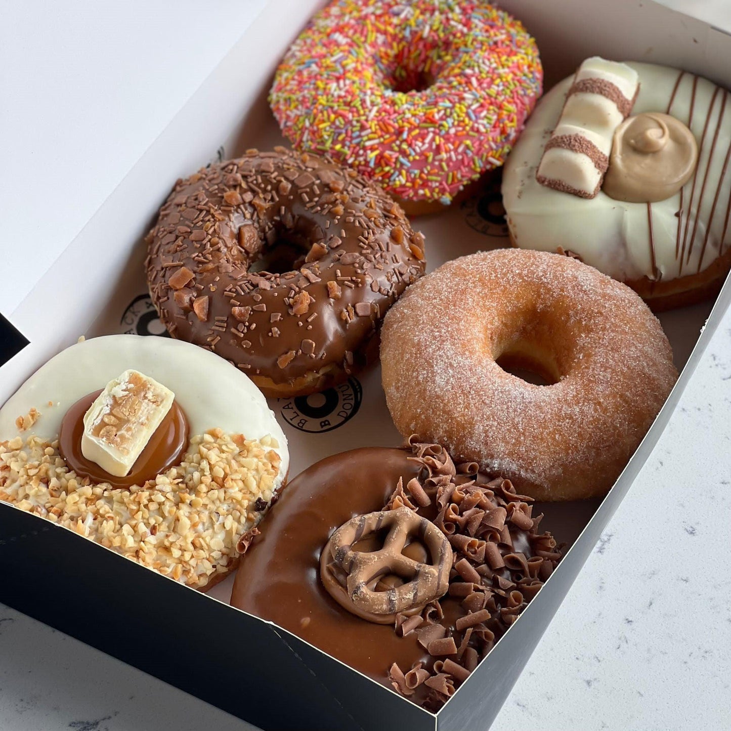 Premium Donuts Box-Black Box Donuts